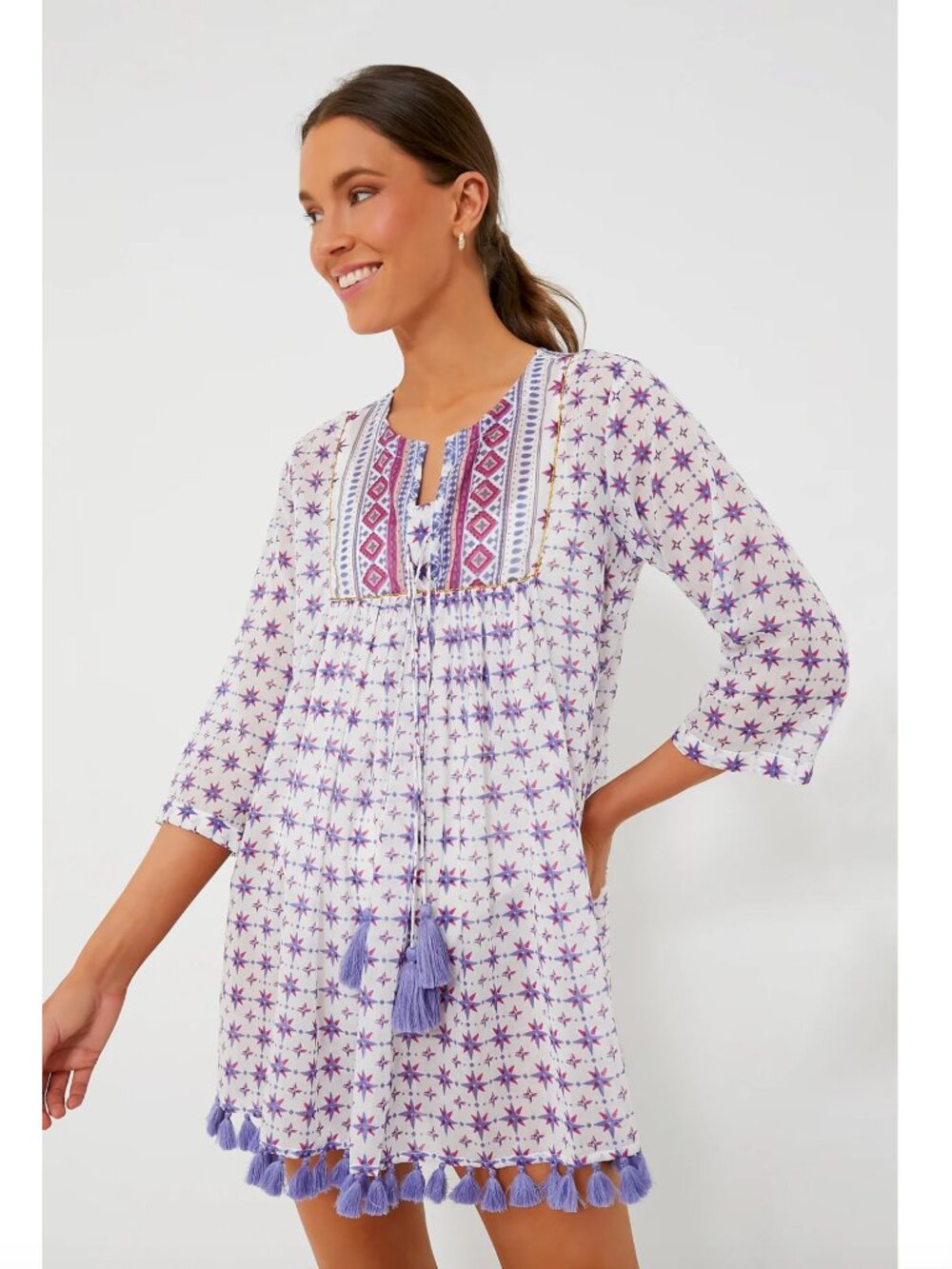 Tuckernuck Ro's Garden Exclusive Lilac Seychelles Tunic